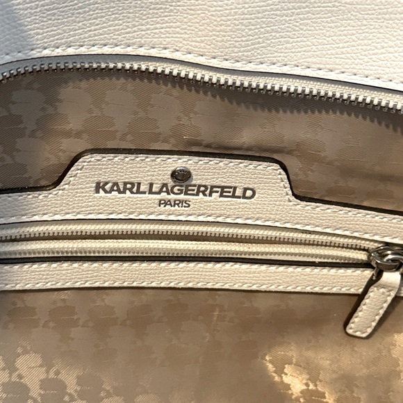 Karl Lagerfeld Paris Large Zip Top Tote style Shoulder Bag - Picture 11 of 16
